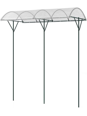 COSTWAY Metall Tomatenständer Gurken-Rankgestell 197 x 110 x 246 cm in Grün