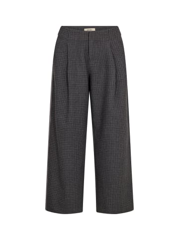 Mos Mosh Bundfaltenhose MMEvine Kalli in anthrazit schwarz