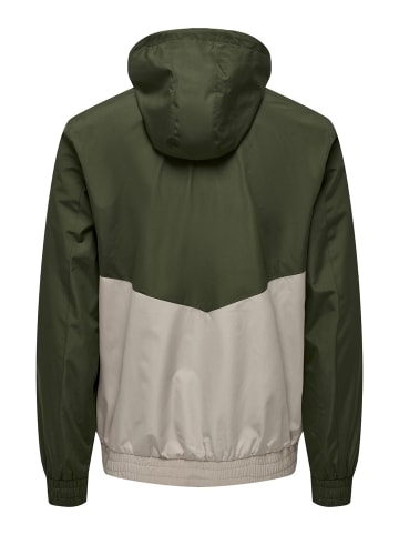ONLY & SONS Jacke in Olive Night