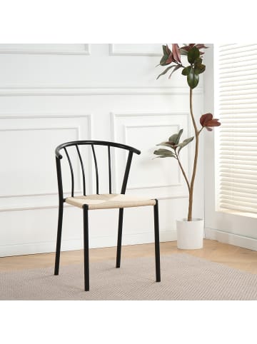 home24 Esszimmerstuhl Zoasel 2er-Set in Beige