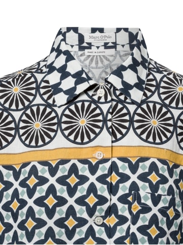 Marc O'Polo Sommerbluse in marine mehrfarbig