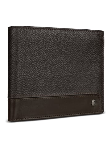 Bugatti Due Geldbörse RFID Schutz Leder 12.5 cm braun