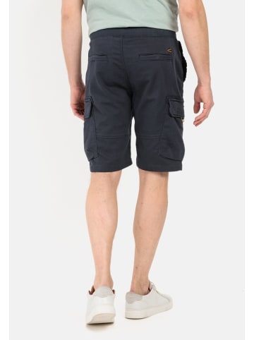 Camel Active Elastische Cargo Shorts in Dunkelblau