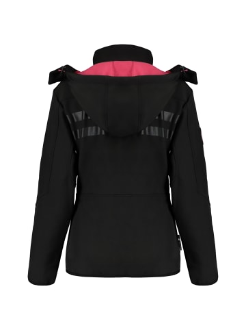 Geographical Norway Softshelljacken in Schwarz/Pink