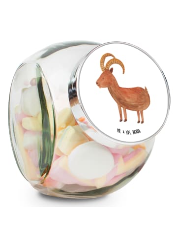 Mr. & Mrs. Panda Bonbonglas Sternzeichen Steinbock ohne Spruch in Weiß