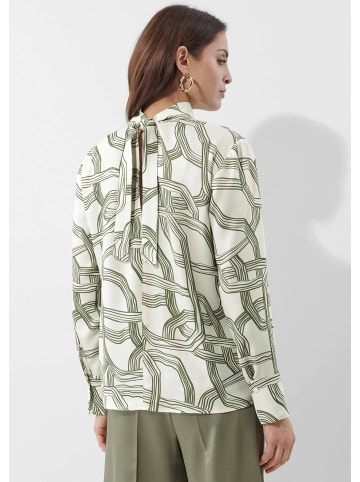 Alba Moda Bluse in ecru / oliv