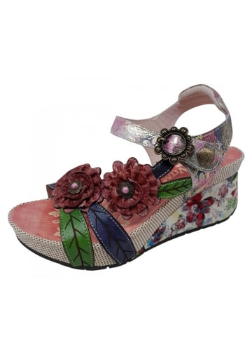 LAURA VITA Keilsandalette Laura Vita in Rosa