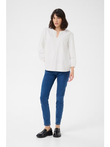 Kaffe Langarm-Bluse KAlila in Chalk