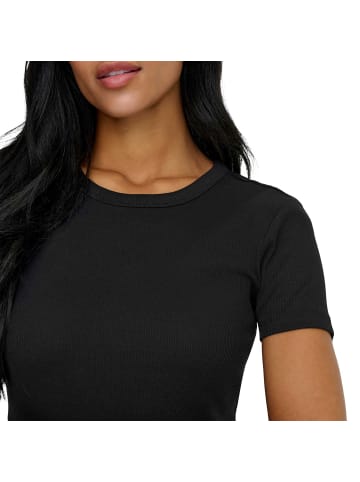 ONLY T-Shirt 3er Pack in Schwarz