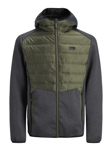 Jack & Jones Jack & Jones Jacke Toby Langarmjacke mit Kapuze und Taschen in grün