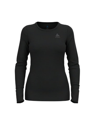 Odlo Funktionsshirt BL TOP crew neck l/s MERINO in Schwarz