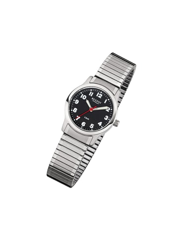 Regent Analog-Armbanduhr Regent Zugarmband silber klein (ca. 28mm)