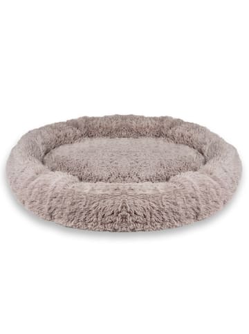 Intirilife Hundebett Katzenbett in Beige 100 cm