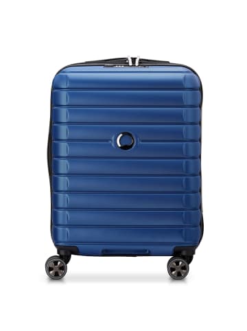 Delsey Shadow 5.0 Slim 4-Rollen Kabinentrolley 55 cm in blau