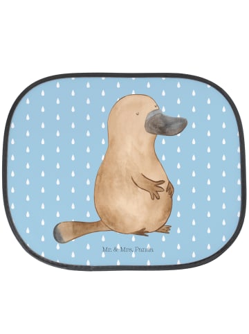 Mr. & Mrs. Panda Sonnenschutz für Auto Schnabeltier Mut ohne Spruch in Blau Pastell