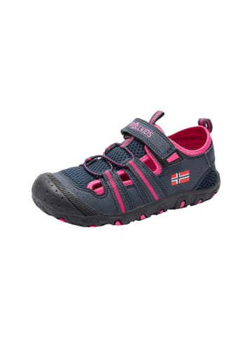Trollkids Sandalen Sandefjord in navy/pink