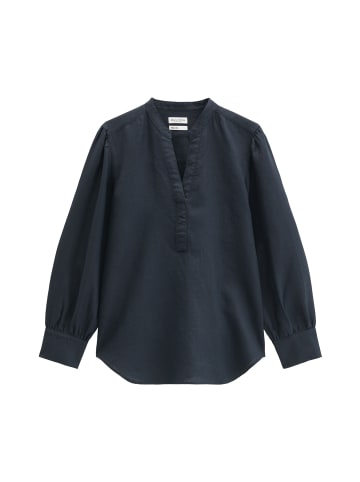 Marc O'Polo Leinen-Tunika A-Shape in Deep Night Blue