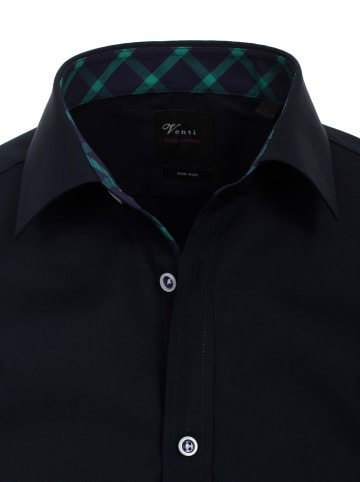 Katt Langarm FreizeitHemd für Herren in blau