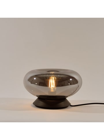 s.LUCE Tischleuchte Cruet E27 Up & Low Glas mit Schalter in Rauch