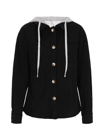 Swirly Women Jacket in Black