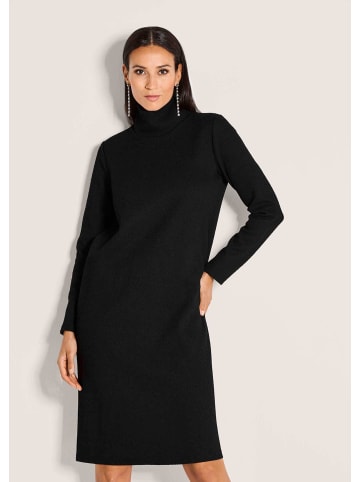 MADELEINE Elegantes Businesskleid mit Stehkragen in schwarz