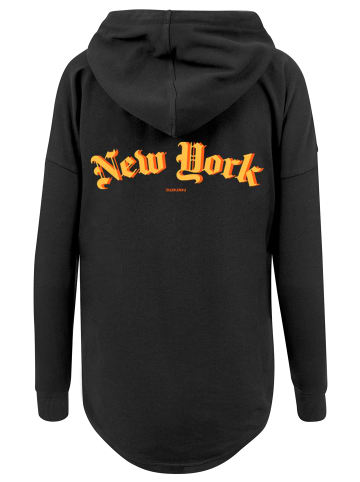 F4NT4STIC Oversized Hoodie New York Orange OVERSIZE HOODIE in schwarz