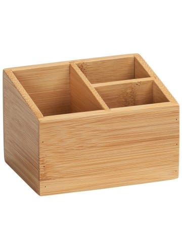 Wenko Badorganizer TERRA, 3 Fächer in Braun, (B) 9 x (H) 8,5 x (L) 12 cm