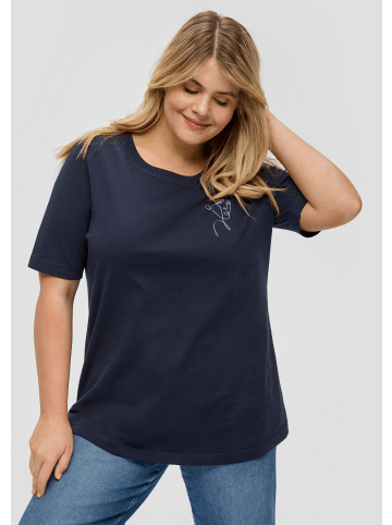 s.Oliver T-Shirt kurzarm in Blau