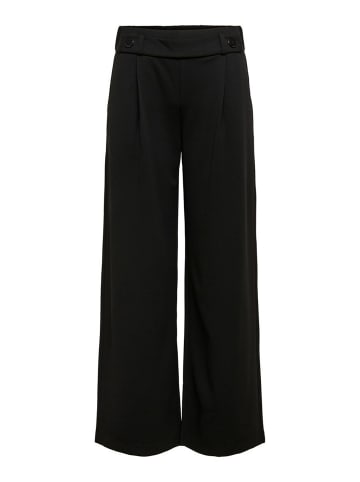 JACQUELINE de YONG Marlene Hose Schlupf Stoffhose GEGGO New Long Culotte Flare Pants in Schwarz