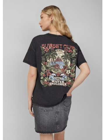 QS T-Shirt in 99D0_schwarz