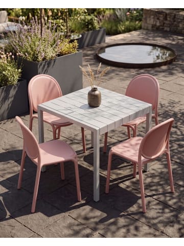 Beliani 4er-Set Esszimmerstuhl BRUGNELLO in Rosa