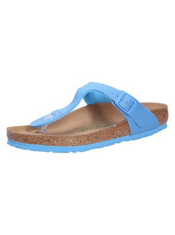 Birkenstock Tieffußbett Pantolette in blau