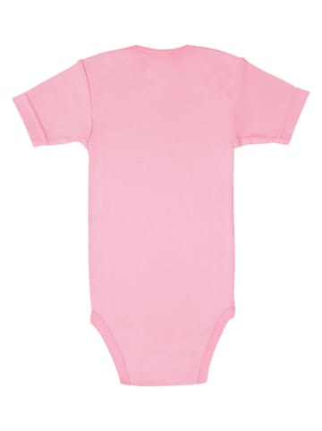 Logoshirt Baby Body DC - Superman Logo (Pink) in pink