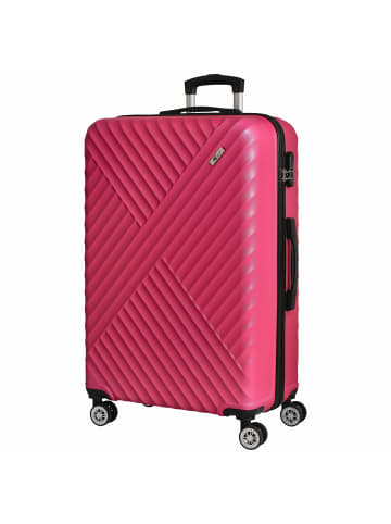 Paradise by CHECK.IN Kingston - 4-Rollen-Trolley Set 3tlg. (lila) in pink