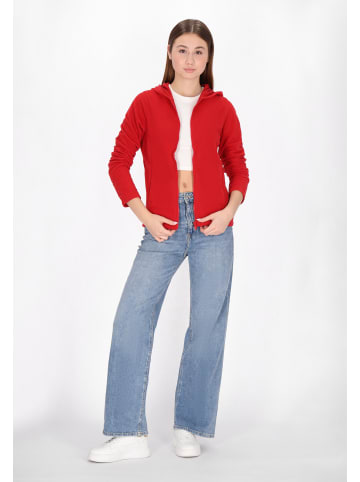 myMo Damen Fleecejacke in Rot