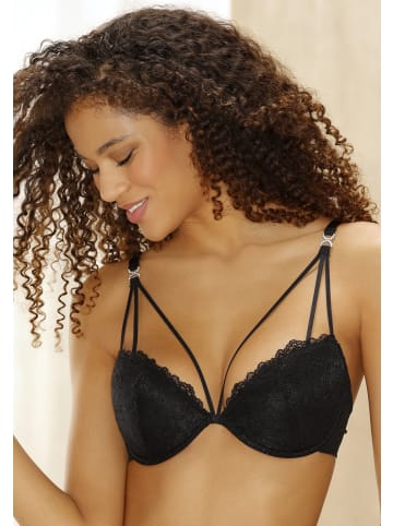 LASCANA Push-up-BH in schwarz