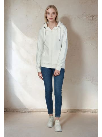 Salzhaut Sweatjacke SÖÖTE in Offwhite