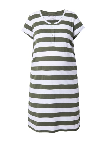 Ulla Popken Nachthemd in olivgrau