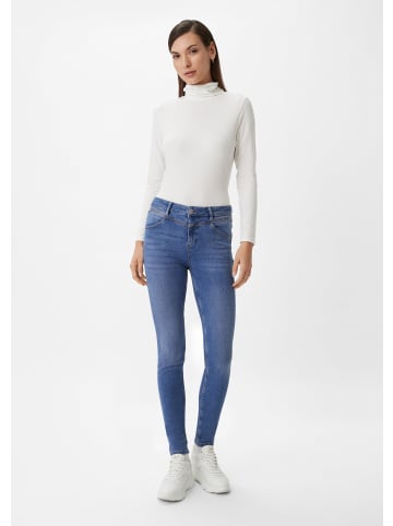 comma CI Jeans-Hose lang in Blau