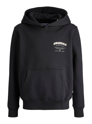 JACK & JONES Junior Kapuzenpullover in Black