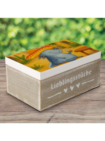 Mr. & Mrs. Panda Kiste Axolotl Tequila Design ohne Spruch in Weiß