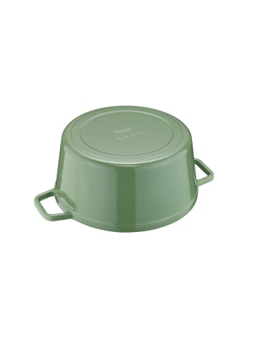 Berndes Bräter/Kochtopf rund, Gusseisen - b.iron in grün