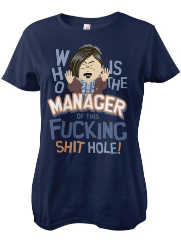 South Park Shirt "Who´s Manager Of This Sh*t Hole" in Blau