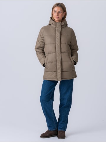 TeeShoppen Jacken Long Puffer in Sand
