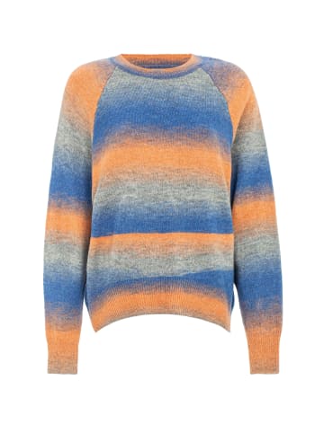 Cipo & Baxx Pullover in BLUE-ORANGE