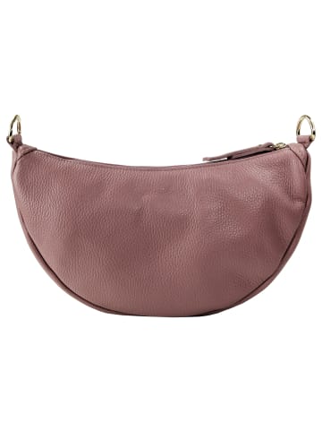 Toscanto Leder Umhängetasche, Citytasche Toscanto Tasche rosa ca. 33cm