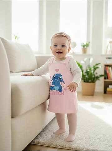 Disney Disney Lilo & Stitch Baby Latzkleid Stitch Kleid mit Trägern in rosa