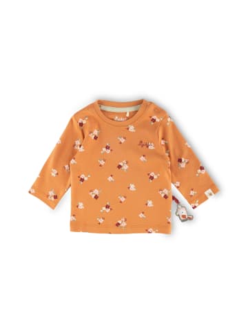 Sigikid Langarmshirt pink cockatoo in braun