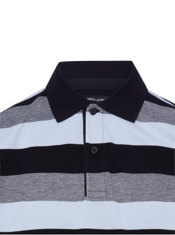 Andrew James Poloshirt in hellblau marine