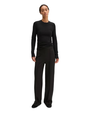 Marc O'Polo Pull-on-Jerseypants wide in Schwarz